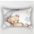Sleepy Bear & Moon Cushion Cover