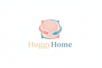 HuggyHome Logo - Pink & Blue